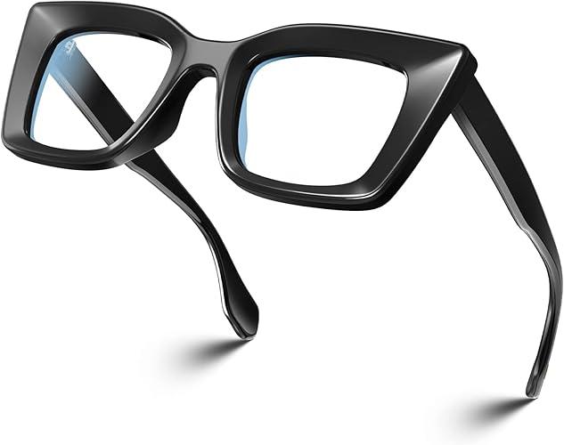 Spring Hinge Cat Eye TR90 Blue Light Blocking Glasses with Anti Computer Glare for Women CALIDA