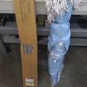 HERA'S PALACE 7ft Heavy Duty Beach Umbrella with Sand Anchor, Fringe Umbrella for Sand, UV 50+, Patio Umbrella with Tilt Pole for Garden Pool Backyard