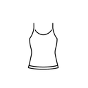 Women's V Neck Cami Crop Tops Sleeveless Racerback Slim Fit Tank Top M