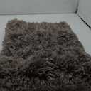 ULIGOTA Dog Bed Crate Pad Plush Soft Dog Crate Bed for Small Medium Large Dogs and Cats Washable Anti-Slip Kennel Crate Mats for Sleeping and Anti AnxietyS (Small 24"x18", Brown)