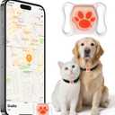 Cat Tracker for Indoor & Outdoor Cats & Dogs with Unlimited Range  365-Day Battery Life iOS & Android Compatible No Subscription or Monthly Fee Kitten Finder with Real-Time Alerts Easy to Use