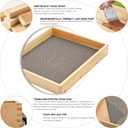 Pull Out Kitchen Drawer Cabinet organizer, 20"W x 21"D Cabinet Drawer,Soft Close Slide Out Wood Shelves Storage for Kitchen Heavy-Duty, Bottom Assembly (1 Tier)