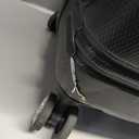 Rockland Melbourne Hardside Expandable Spinner Wheel Luggage, Black, Checked Large 28"