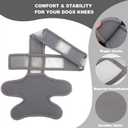 Dog Knee Brace, Breathable Dogs Leg Sleeve to Stop Licking, Adjustable Elbow Pads for Dogs Front Back Leg, Dog Elbow Protector for Post-Surgery Recovery Elbow Injuries, X-Large, Grey