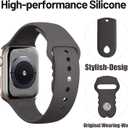 Compatible with Apple Watch Bands for Women, Size: 38mm/40mm/41mm/42mm(series 11 10)Men, Silicone Sport Strap Waterproof Wristband for iWatch