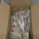 Hicarer 2 Pcs Christmas Ornament Display Tree Tabletop Metal Ornament Stand Holder Christmas Decorations Xmas Tree with Glittering Star (Stylish)