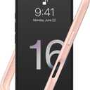 RhinoShield Bumper Case Compatible with [iPhone 16] | CrashGuard - Shock Absorbent Slim Design Protective Cover 3.5M / 11ft Drop Protection - Blush Pink