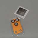 Tensea for iPhone 17 Pro Max Camera Lens Protector, Metal Aluminum Alloy Tempered Glass Cover Camera Screen Protector Accessories, Case Friendly (Orange)