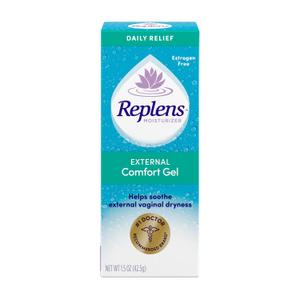 Replens Moisturizer External Comfort Gel for Vaginal Dryness, 1.5 oz