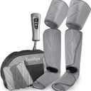 Leg Massager for Circulation - Foot and Calf Massager, Air Compression Leg Wraps Massage Boots Machine for Home Use Leg Massage - scd Machine for Calf, Thigh and Foot Massager, FSA or HSA Eligible