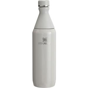 Stanley All Day Slim Bottle 20 oz | Twist On Lid with Leakproof Seal | Slim Design for Travel & Gym | Insulated Stainless Steel | BPA-Free | Ash