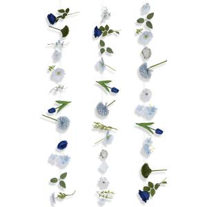 3 Pcs Artificial Flowers Hanging Decorations, 29.5ft Wildflower Daisy Garland Backdrop Ceiling Decoration for Wedding Spring Party Birthday Home Garden(Gradient Blue)