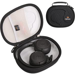 Aproca Portable Headphones Case, fit for JBL Tune 720BT / 770NC / 760NC / 510BT / 520BT and JBL Live 770NC / 660NC / 670NC Wireless Over-Ear Headphones (Black+Grey lining)