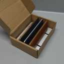 LOXP Vertical Laptop Stand, [Dual Slot Wooden + Aluminum Laptop Holder], Desktop Adjustable MacBook Stand, Adjustable Base, for MacBook Pro/Air, (up to 17.3-inch All laptops) (Silver)