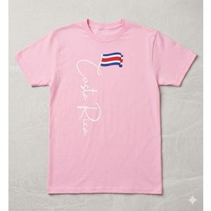 Costa Rica Flag Vacation Tropical Pura Vida Costa Rica T-Shirt, Pink, Size S