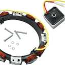 592829 Alternator for BS Tri Circuit Or 5/9 Amp with Regulated 794360 Voltage Regulator,Replacement for 691065 and 392595