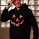 Arvilhill Mens Halloween Pumpkin Hoodies Funny Skeleton Sweatshirts (S-3XL) (Medium)