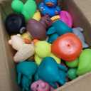 LINICE 30 Pcs Rubber Ducks, Random Assortment Ducks Bulk, Mini Rubber Duckies for Toddler Baby Bath Toys, Kids Bath Pool Toys Birthday Gifts Party Favors