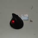 MicroPack Ergonomic Wireless Mouse with Trackball and 5 Adjustable DPI, Easy Thumb Control, Precise & Smooth Tracking. Update Bluetooth Medium-Sized Right Hand Mouse for Laptop, PC, Mac, Windows (Matte Black)