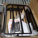 MaxxHaul 70107 53" x 19-1/2" Hitch Cargo Carrier - Trailer Mount Steel With High Side Rails For RV's, Trucks, SUV's, Vans, Cars 2" Receiver 500-lb Load Capacity , Black