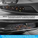 Front Grille Mesh Inserts for Tesla New Model Y Juniper 2025-2026, Front Air Inlet Vent Grille Cover Replacement for New Model Y Juniper Accessories (Detachable Version)