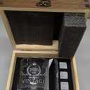 Retirement Gifts for Men Whiskey Glass Set - The Legend Has Retired 2026 - Retirement Party Decorations, Supplies - Gifts Ideas for Him, Dad, Husband, Friends - Wood Box & Whiskey Stones & Coaster