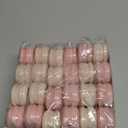 10Gram Lip Balm Containers, 8pcs Round Metal Salve Tins with Lids, Mini Candle Jars, Small Sample Containers for Balms, Salves, Cosmetic, Nail Polish, DIY Items (Pink), Set of 6