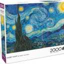 Buffalo Games - Vincent Van Gogh - Starry Night by Vincent Van Gogh - 2000 Piece Jigsaw Puzzle for Adults -Challenging Puzzle Perfect for Game Nights - Finished Size is 38.50 x 26.50