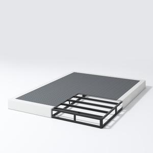 Box Spring for Full Bed, 5 inch Full Size Box Spring Only, Strong Metal Frame Mattress Foundation, No Noise, Easy Assembly