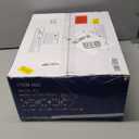 GJeg Ceiling Fans with Lights, 42 Inch Low Profile Ceiling Fan with Lights and Remote Control, LED Dimmable DC Reversible, 8 Speed, Noiseless, Modern Black Ceiling Fan for Bedroom, Indoor/ Outdoor Use