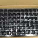 72-Cell Seed Trays with Drainage Trays-10 Sets 20 Packs-1020 Durable Plastic Plant Tray for Seed Germination21x11x1.81 in