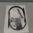 Garden Hose Holder Wall Mount - Metal Water Hose Hanger for Outside, Durable Hook for Garden, Garage, or Yard Storage (Black-Solid Frame)