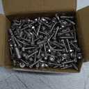 (300Pcs) #83/4" Hex Washer Head Self Drilling Screws, 410 Stainless Steel Metal SheetScrewsTEK Screws, Sheet Metal Self Tapping Screws (Silver)