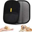 Pet Hair Remover, Electrostatic Pet Hair Removal Gloves, Reusable Cat & Dog Hair Remover for Couch, Furniture, Carpet, Curtain, Upgraded Animal Fur Removal Tool, Cat Grooming Gloves-1PCS