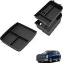 smabee Armrest Storage Tray+Lower Organizer Tray for Hyundai Palisade 2026