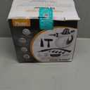 Pressurized Handheld Multi-Surface Natural Steam Cleaner with 12 pcs Accessories, Multi-Purpose Steamer for Home Use, Steamer for Cleaning Floor, Upholstery, Grout and Car (Grey) (Grey)