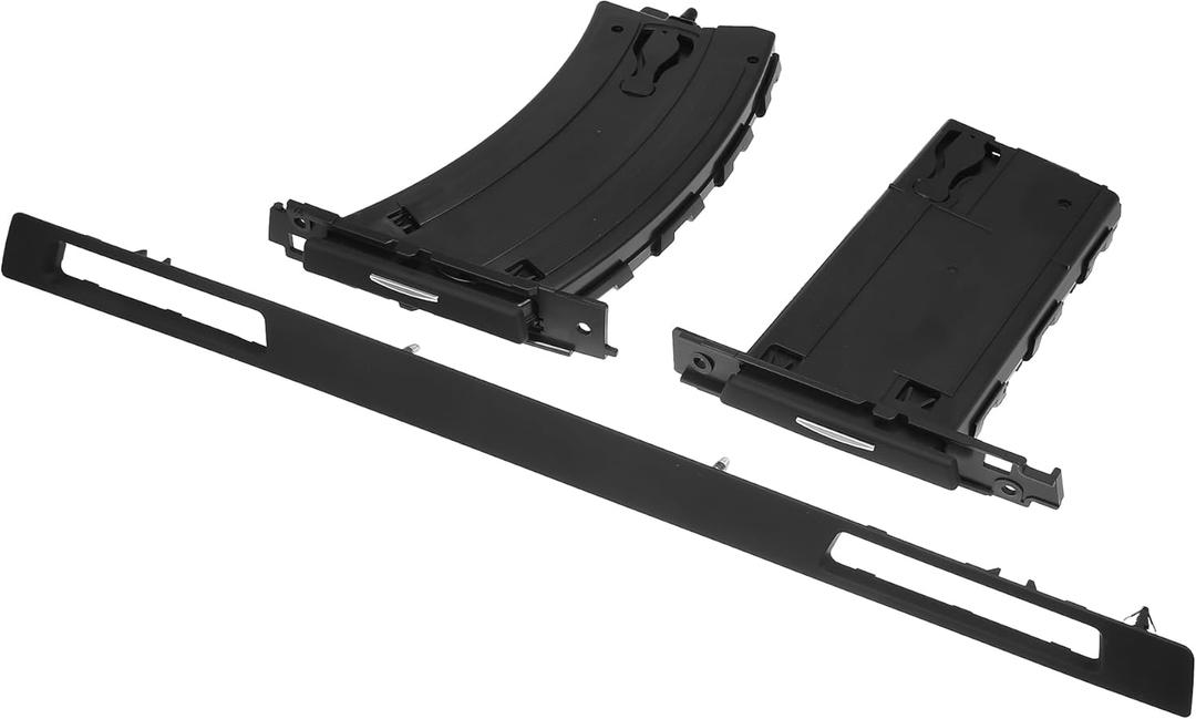 X AUTOHAUX 3pcs Car Cup Holder Set Trim Divers Passenger Side Retractable for BMW E90 E91 E92 E93 3 Series 05-14 51459173469 51459173463 51457138797 Car Copilot Cup Drink Holder Panel Black