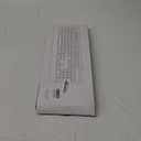 Backlit Wired Keyboard, USB Lighted Computer Keyboards with 7 Colors Backlight, Full Size Silent Keyboard with Media Hotkey for Windows Desktop, PC, Laptop (Black, M)