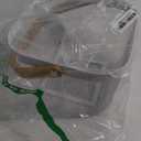 Metal Mesh Steel Basket, Storage Organizer Basket Multi-functional Hanging Kitchen Baskets Fruit Basket Bin with Bamboo Handle for Kitchen Bathroom Picnic Shopping Decor Cabinet Home, White