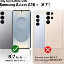 LOHASIC for Samsung Galaxy S25 Plus Case, Classic Leather Luxury Vegan PU Rugged Bumper Non-Slip Grip Shockproof Protective Hard Cover Men Women Phone Case for Galaxy S25+ Plus 5G 6.7" - Brown