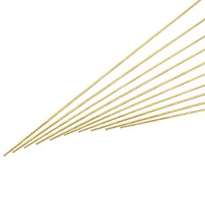 Uxcell 1.5mm x 500mm Brass Round Rod, Metal Solid Shaft Rods Lathe Bar Stock for DIY Crafts Model Car Helicopter Airplane 10pcs