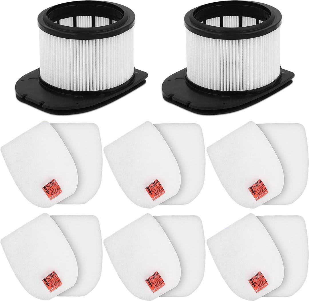 IZ862H Replacement filter Lichelete Vacuum Filter for Shark IZ862H Stratos Cordless Vacuum cleaner, Include 2 Pack High Efficiency Filter and 6 Pack Foam and 6 Pack Felt Filter Kit