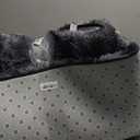 TWINNIS Super Soft Shaggy Rugs Fluffy Carpets, 6x9 Feet, Indoor Modern Plush Area Rugs for Living Room Bedroom Kids Room Nursery Home Decor, Upgrade Anti-Skid Rectangular Fuzzy Rug, Black Gray