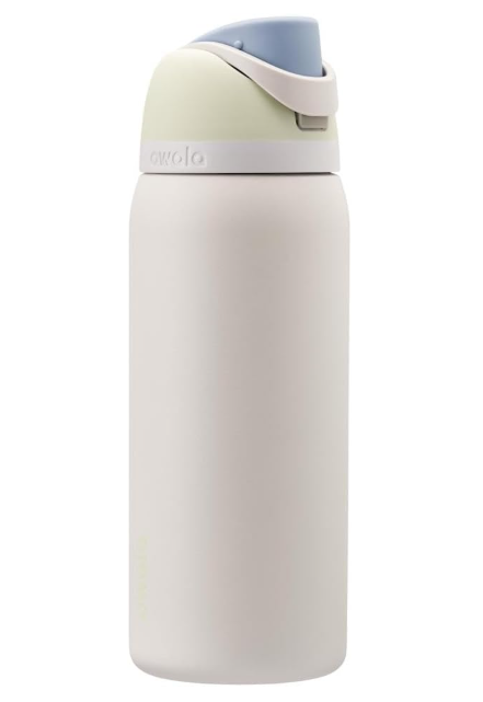 Owala FreeSip Insulated Stainless Steel Water Bottle with Straw for Sports, Travel, and School BPAFree Sports Water Bottle, 32 oz, Iced Breeze