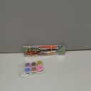 Rainbow Hair Tinsel,Ice Crystal Effect,Single Strands Gold Silver Blue Mixed Colors,5 PCs 48 Inch,Heat Resistant, Highlights Sparkling Glitter Fairy Hair Extensions for Kids Girls (Boxed)