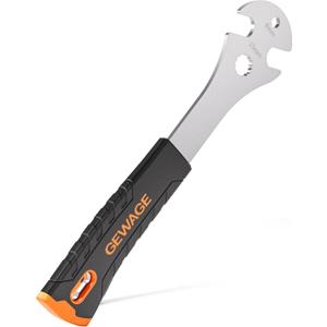 Bike Bicycle Pedal Wrench - Bicycle Pedal Removal Tool With Extra Long Handle-Pedal Spanner Double Wrench For Mountain Road Bike