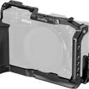 SmallRig Camera Cage for Nikon ZR with Silicone Grip and Cable Clamp for HDMI, Aluminum Alloy Full Camera Cage with Cold Shoe, Anti-Twist Design, Built-in Quick-Release Plate for Arca -5467