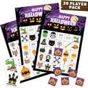 Halloween Games For Kids Party - Halloween Bingo Game For Kids With Up To 30 Players - Halloween Party Games - Halloween Crafts - Fun Spooky Activity For Families, Classroom Parties, Community Events