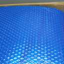 Evoio Solar Pool Cover 15 ft Round for Above Ground Inground Pools Bubble Wrap Covers for Hot Tub Spa Thermal Heating, 12 Mil Circle Blue Floating Blanket for 6-24 Foot Feet Diameter Swimming Pools