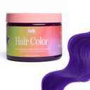 INH Semi Permanent Hair Color | Color Depositing Conditioner | Purple Hair Dye | No Bleach, No Peroxide Temporary Purple Iolite Tint for Women Men | Vegan, Ammonia Free, Sulfate Free, Ready to Use 6oz